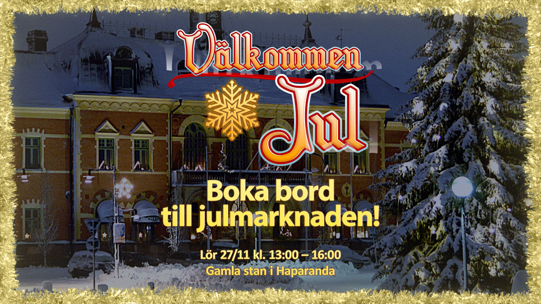 Boka bord till julmarknaden!