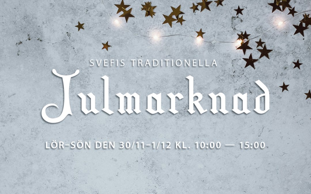 Julmarknad 30/11 – 1/12