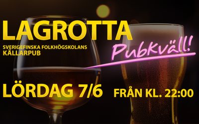 Sen pubkväll på Lagrotta