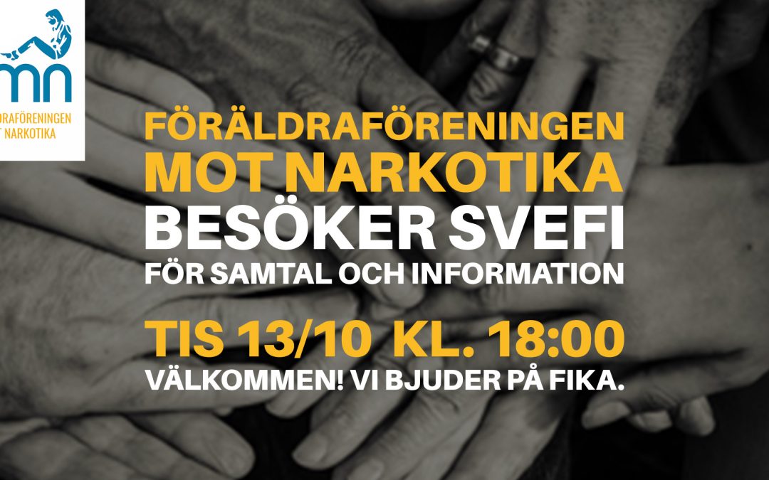 Föräldraföreningen mot narkotika (13/10 kl. 18)