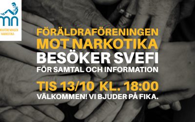 Föräldraföreningen mot narkotika (13/10 kl. 18)